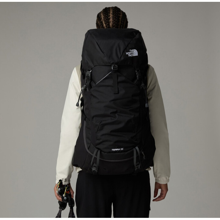 Mochila terra 55-tnf preto-asfalto cinza-npf-l/xl THE NORTH FACE