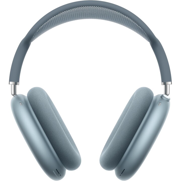Apple AirPods Max, cuffie wireless over-ear, cancellazione attiva del rumore Pro, ricarica USB-C, blu