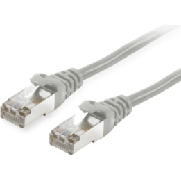 Cable equip red rj45 cat 6 apantallado 15m grey