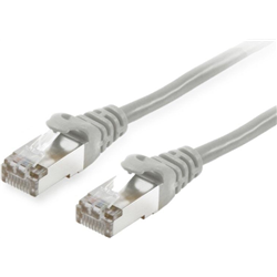 Cabo equipar vermelho rj45 cat 6 apantallado 15m cinza