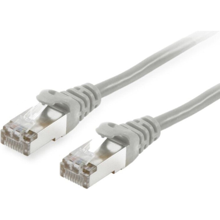 Kabel ausgerüstet rot RJ45 Cat 6 apantallado 15m grau
