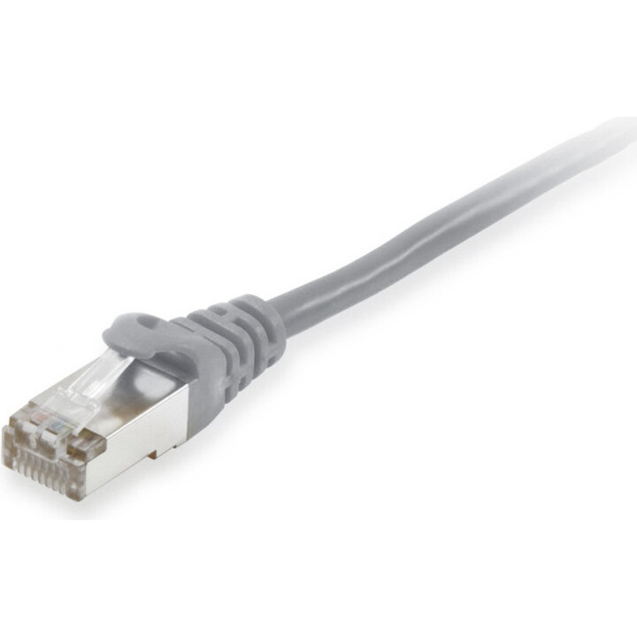 EQUIP cable red RJ45 Cat 6 shielded 15m grey