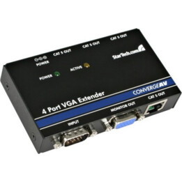 Adaptador startech pcie x1/ pcie x16 Extensor de vídeo startech vga rj45