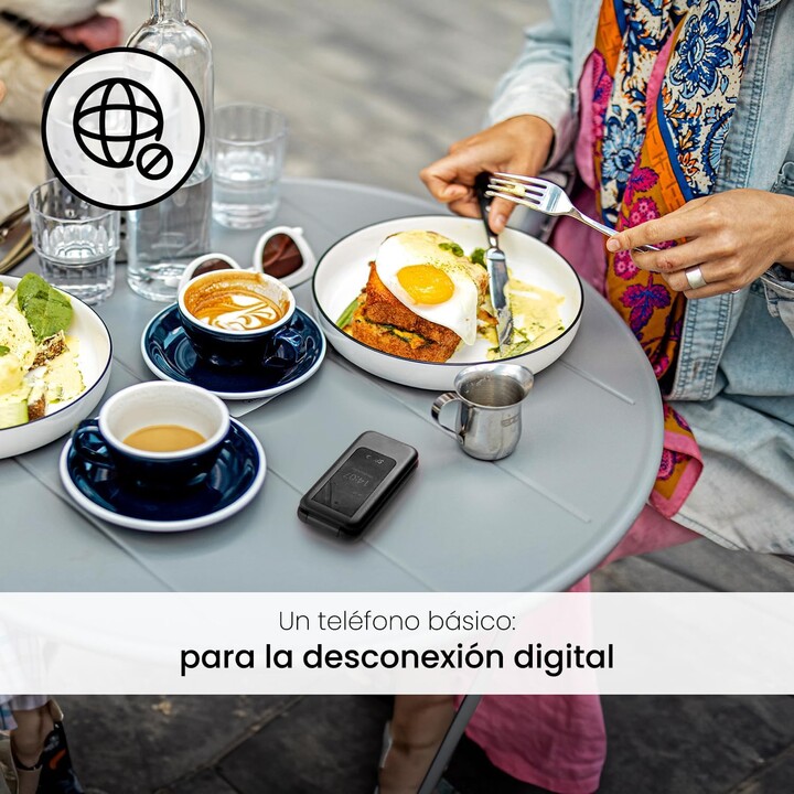 Teléfono Móvil SPC WILD para Personas Mayores/ 4G/ Negro