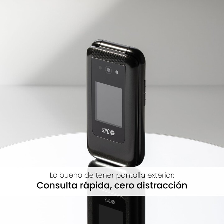 Teléfono Móvil SPC WILD para Personas Mayores/ 4G/ Negro