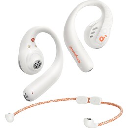 Soundcore AeroFit Pro, kabellose Bluetooth-Ohrhörer mit Luftleitung, LDAC, IPX5, 46 Stunden, App-Steuerung, Weiß