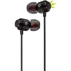 Muvit For Change MCHPH0006 Fones de ouvido intra-auriculares/ com microfone/ USB tipo C/ preto