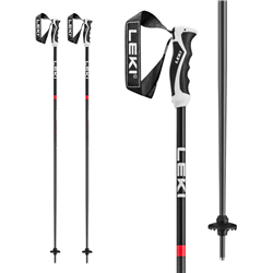LEKI Bâtons NEOLITE couleur noir/rouge taille 125 cm