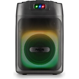 NGS altoparlante Bluetoothwild club 80w BT tws portatile USB RGB Nero