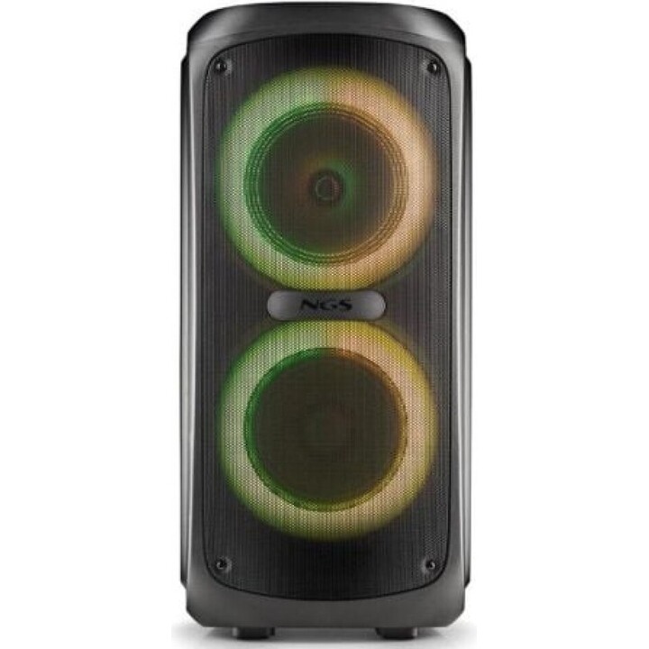 Altavoz bluetooth ngs wild temper 200w bt tws portatil usb rgb negro