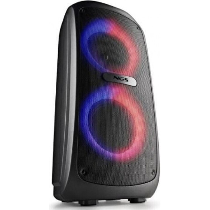 Altavoz bluetooth ngs wild temper 200w bt tws portatil usb rgb negro