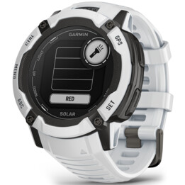 Garmin Instinct 2X Solar 50mm Blanc - Montre Connectée avec GPS