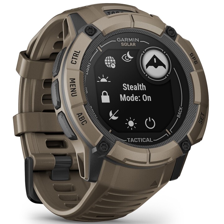 Garmin Instinct 2X Solar Tactical Edition 50 mm Marron - Montre intelligente avec GPS