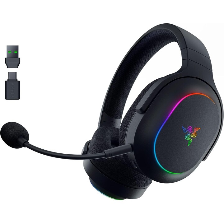 Razer Barracuda X Chroma - Headset para jogos multiplataforma sem fio com 6 zonas Chroma RGB, preto