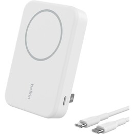 Belkin BoostCharge Pro Power bank magnetica Qi2 15W 8K bianca