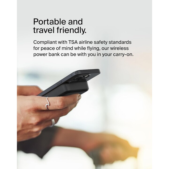 Belkin BoostCharge Pro batería externa magnética Qi2 8K negra