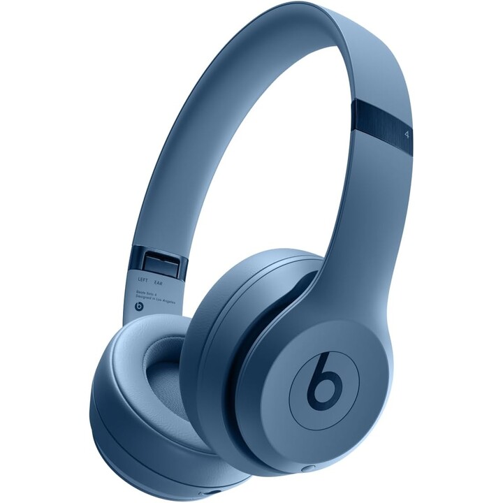 Beats Solo 4, Auriculares supraaurales inalámbricos Bluetooth, hasta 50 horas, Azul pizarra
