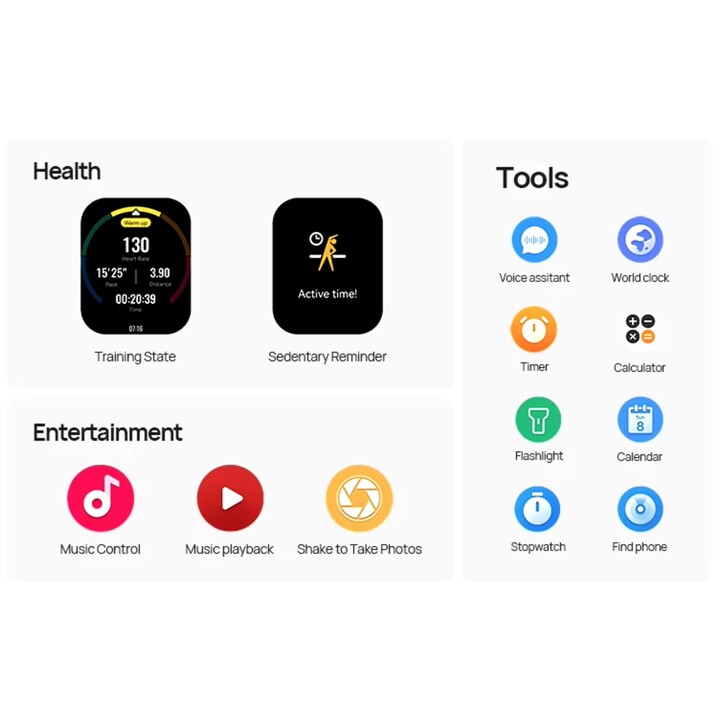 Smartwatch Mibro C4 (Dark Gray)