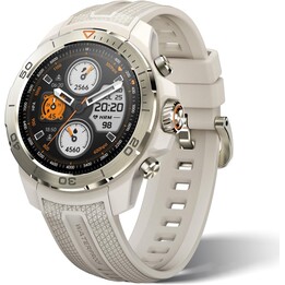 Mibro GS Explorer Smart Watch 1.32 AMOLED com monitor de pressão arterial e frequência cardíaca Fitness Running, branco