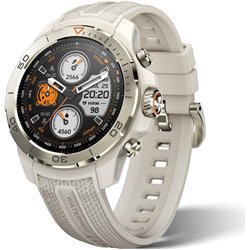 Mibro GS Explorer Smart Watch 1.32 AMOLED with Blood Pressure Heart Rate Monitor Fitness Running, White