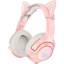 ONIKUMA K9 RGB Rosa - Gaming-Kopfhörer