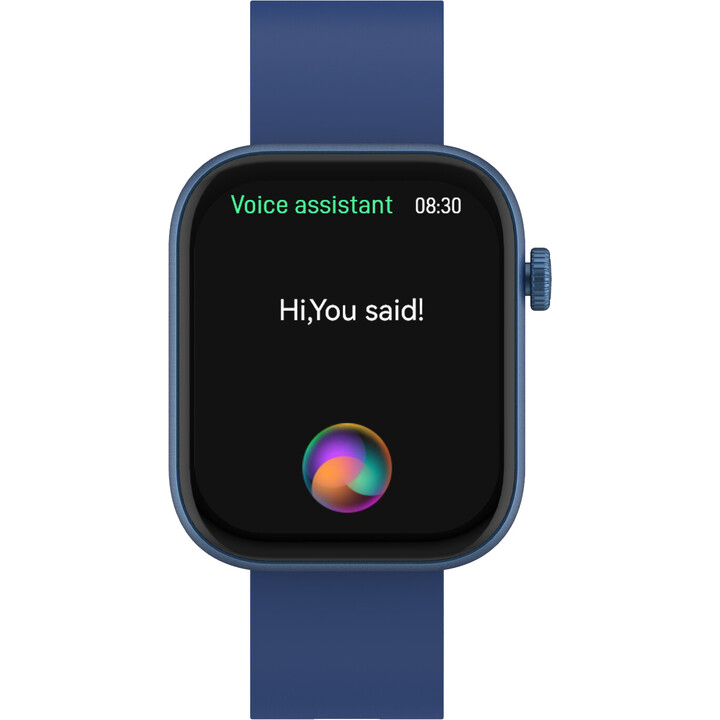 Denver SWC-185BU Azul, Reloj Inteligente Bluetooth AMOLED con frecuencia cardiaca