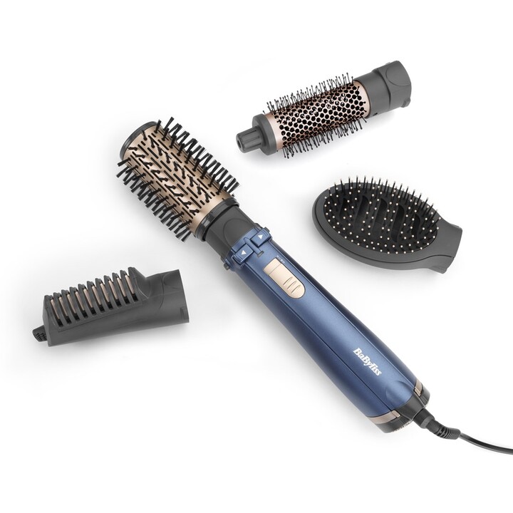 BaByliss AS965E Hair Styling Tool Hot Air Brush Hot Gold, Teal 1000 W 2.5 m