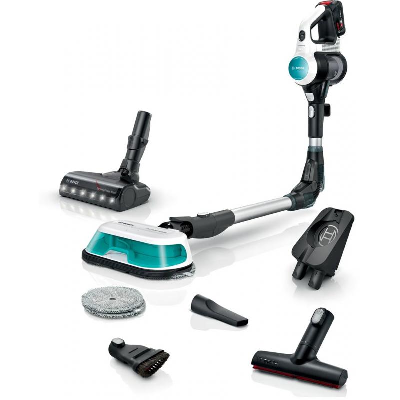 Aspiradora, aspiradora y mopa sin cable 2 en 1 Unlimited 7 ProHygienic Aqua White