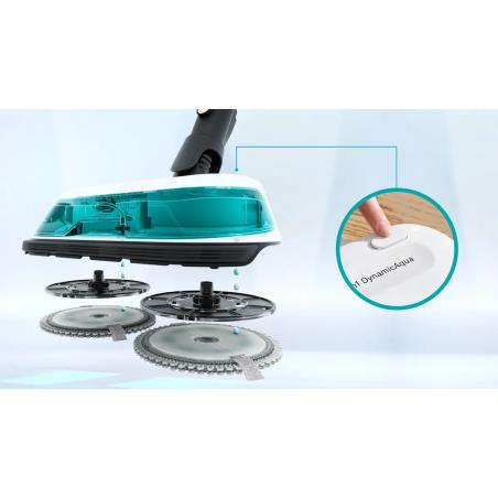 Aspiradora, aspiradora y mopa sin cable 2 en 1 Unlimited 7 ProHygienic Aqua White