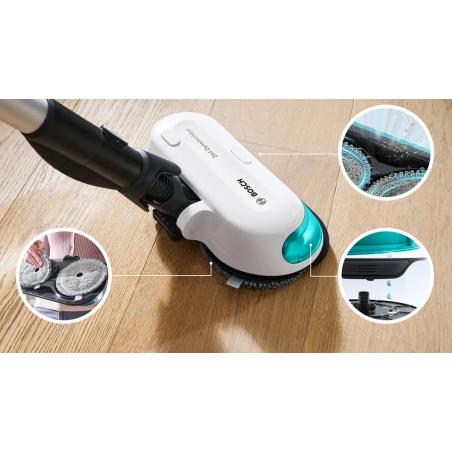 Aspiradora, aspiradora y mopa sin cable 2 en 1 Unlimited 7 ProHygienic Aqua White