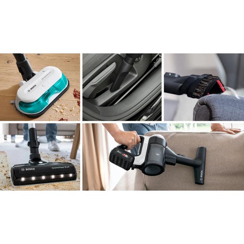 Aspiradora, aspiradora y mopa sin cable 2 en 1 Unlimited 7 ProHygienic Aqua White