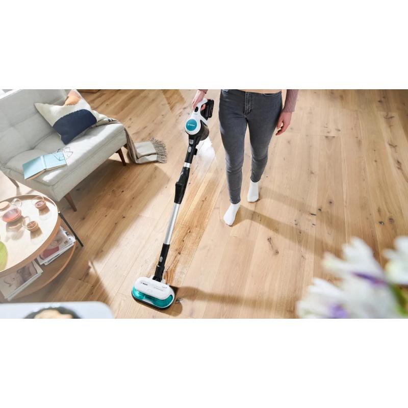 Aspiradora, aspiradora y mopa sin cable 2 en 1 Unlimited 7 ProHygienic Aqua White