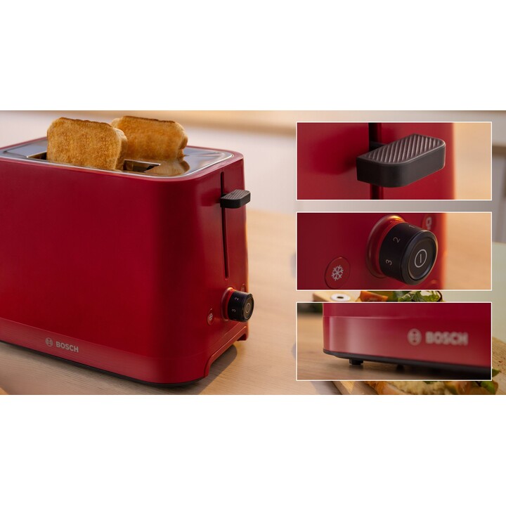 Torradeira Bosch TAT3M124 2 fatia(s) 950 W Vermelho