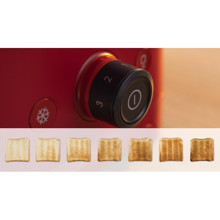 Bosch TAT3M124 Toaster 2 Scheibe(n) 950 W Rot