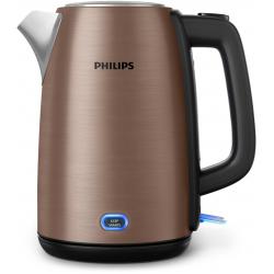 Philips Viva Collection HD9355/92 tetera eléctrica 1,7 L 2060 W Negro, Cobre