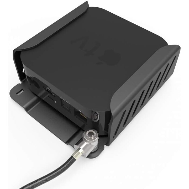AppleTV-Halterung: Sicherheitshalterung für Apple TV 4K (5. Generation) und 4. Generation
