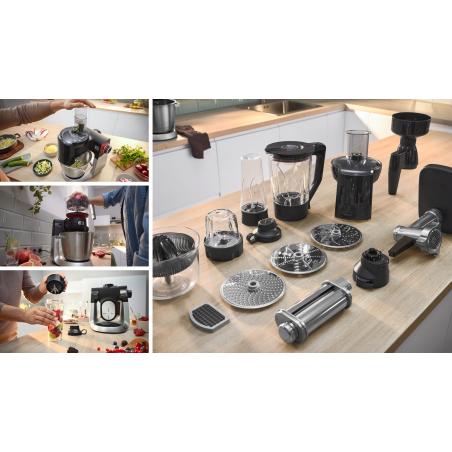Bosch Serie 6 MUMS6ZS17 robot de cocina 1600 W 5,5 L Negro, Acero inoxidable