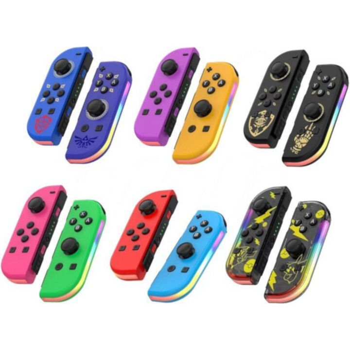 Joy-Con Controller Set Left/Right Nintendo Switch Compatible Violet Orange RGB