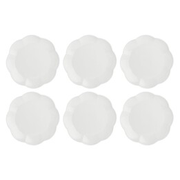 Set mit 6 Villadeifiori Speisetellern - Weiß, 26 cm