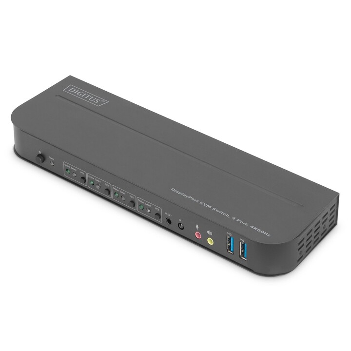 Switch KVM DIGITUS a 4 porte, 4K60Hz, 4x
