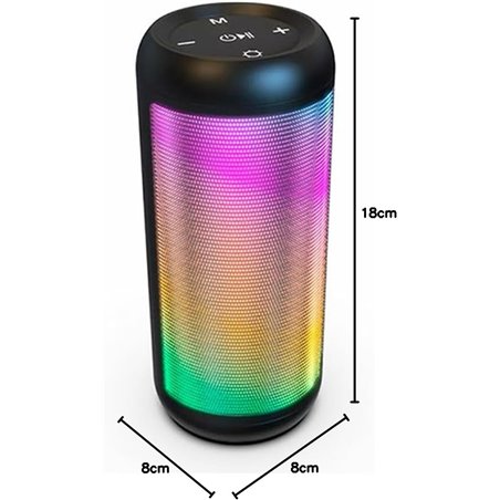 Denver BTL-63 LED BTL Altavoz Negro