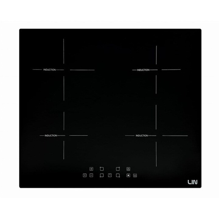 Induction hob LI-A23511 4 zones 7400 W Black