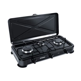 Fornello a gas a 3 fuochi Promis KG300C, nero