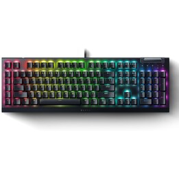 Razer BlackWidow V4 Yellow Switch Gaming Keyboard (Mechanical) (Black)