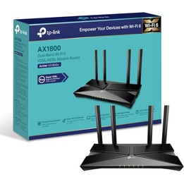 TP-Link Archer VX1800v Wireless Gigabit Ethernet Dual-band Router (2.4GHz/5GHz) Black