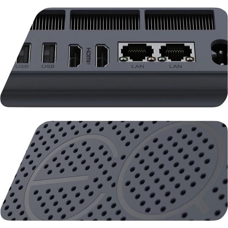 Beelink EQi12-LP Intel Core i5-12450H/24GB/500GB SSD/Windows 11 Pro Grau - Mini-PC