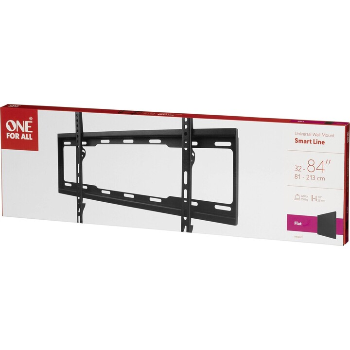 One For All WM2611 Fijo 90 VESA 600x400 mm Negro - Soporte para TV