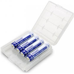 Rechargeable batteries R03 / AAA 1.5V Xtar 750mAh (box of 4 pcs) with protection
