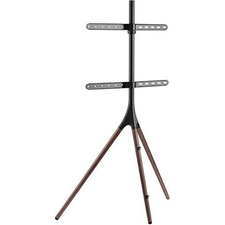 Suporte de chão para TV 49-70 polegadas 40kg madeira Techly