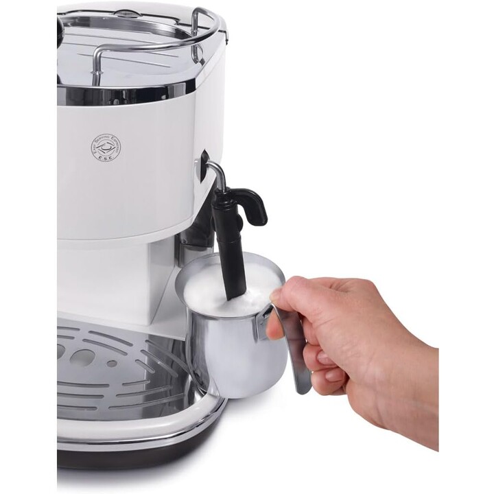 DeLonghi Eco 311, Automatische Kaffeemaschine, 1100 W, 1,4 L, Silber
